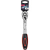 Ключ-трещотка Deli RS EDL2522 1/2", 254 мм, 72 зуба, черный, красный - 2