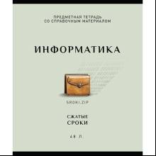 Тетрадь предметная "Арт-стиль. Информатика", А5, 48 листов, клетка