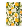 Еженедельник недатированный "Flora. Paradise. Lemons", А5, 144 страниц, линованный, белый, желтый - 2