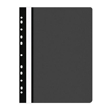 Папка-скоросшиватель с перфорацией "Office Product", А4 , черный