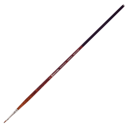 Кисть "Escoda Versatil Brush L/H", синтетика, темно-коричневый, плоская, №1