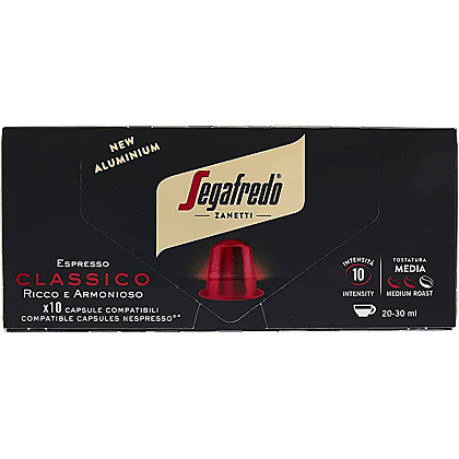 Капсулы "Segafredo" Classico для кофемашин Nespresso, 10 порций - 2