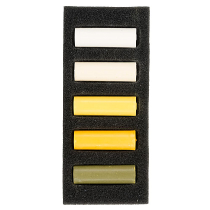 Набор мягкой пастели "Rembrandt Half Pastel", 5 цветов, теплые желтые - 2