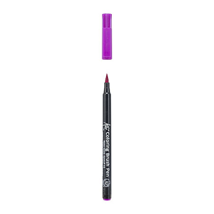 Маркер акварельный "Koi Color Brush", бордо - 3
