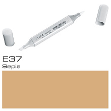 Маркер перманентный "Copic Sketch", E-37 сепия