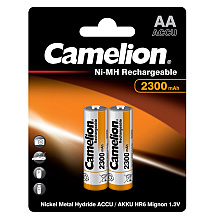 Аккумуляторы "Camelion NH-AA2300BP2", AA, Ni-Mh, 2 шт.