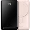 Внешний аккумулятор Baseus "Magnetic Bracket Wireless Fast Charge Power Bank Overseas Edit", 10000 mAh, розовый - 2