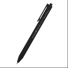 Ручка шариковая автоматическая "PointClick.Black", 0.5 мм, пластик, стерж. синий, черный
