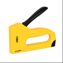 Пистолет скобозабивной Deli EDL238002, 25,5x15x3 см., желтый