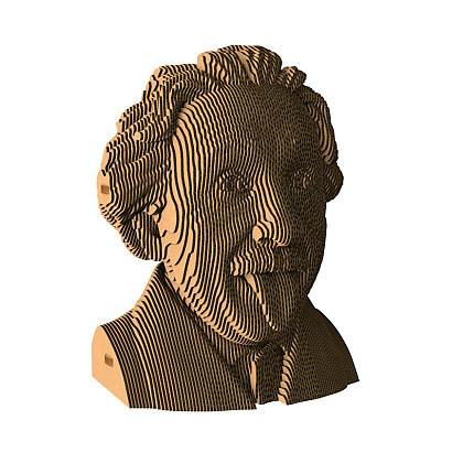 Пазл картонный 3D "Бюст Эйнштейн"