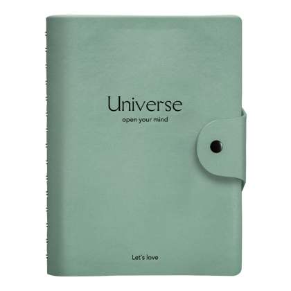 Блокнот "Universe", А5, 96 листов, в клетку, мятный
