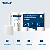 Бумага туалетная Tellus Премиум, TР4, 8 рулонов, 15 м, 3-слоя - 2