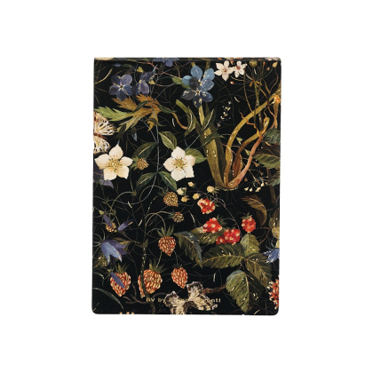 Блокнот "Flora. Лесные ягоды", A6, 250 листов, нелинейный, склейка сверху, черный, зеленый - 2