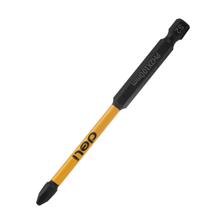 Бита ударная Deli YS EDL251100, 10 шт., PH2 x 100 мм