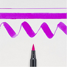 Маркер акварельный "Koi Color Brush", алый