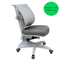 Кресло детское Comf-Pro UR-C3 SPEED ULTRA Chair, пластик, ткань, пластик, корпус серый, с чехлом салатовым, серый