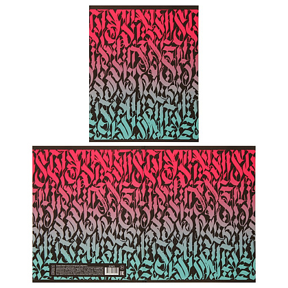 Тетрадь "Calligraphic", А5, 48 листов, клетка, ассорти - 4