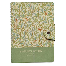 Блокнот "Poesy", А5, 96 листов, в клетку, зеленый