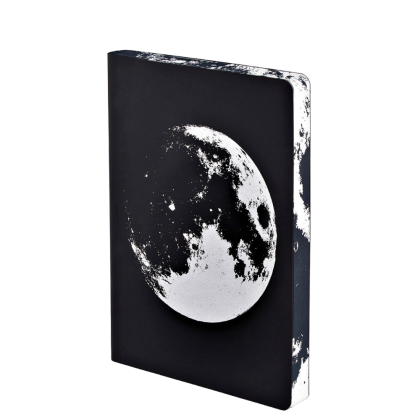 Блокнот "Graphic L Moon", А5, 128 листов, в точку, черный