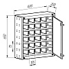Шкаф для хранения мобильных телефонов (30 ячеек) PN-30 - 2