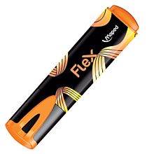 Маркер текстовый "Fluo Flex", оранжевый