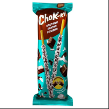 Палочки в глазури "Choki-ki", с кокосом, 40 г
