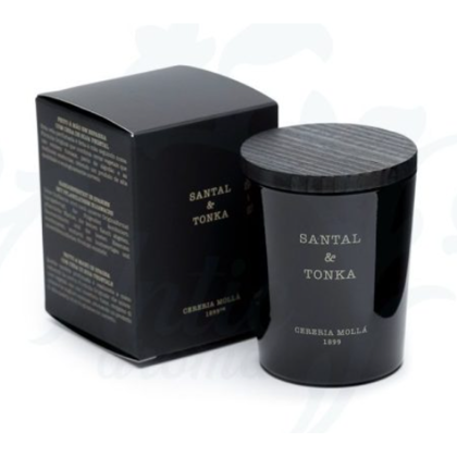 Свеча ароматическая CERERIA MOLLA "Santal & Tonka", 70 гр, подарочная упаковка