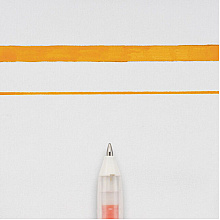 Ручка гелевая "Gelly Roll Glaze", 0.6 мм, прозрачный, стерж. оранжевый