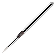 Кисть "Escoda Perla 1438", синтетика белая, круглая, складная, №4