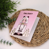 Обложка д/паспорта "Perfect panda girll" ПВХ., розовый - 2