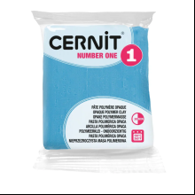 Полимерная глина "Cernit № 1 (Number One)", 56 г, 230 ярко-голубой