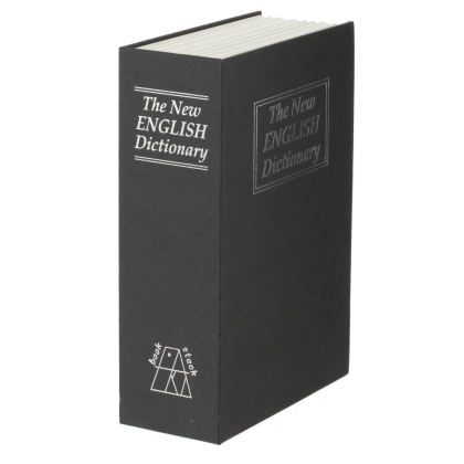 Копилка "Книга", полимер, металл, черный - 3