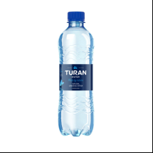 Вода минеральная питьевая "Тuran. Лёгкая", газированная 0.5 л, пластиковая бутылка