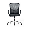 Кресло компьютерное SitZone U-069B, сетка, ткань, черный - 2