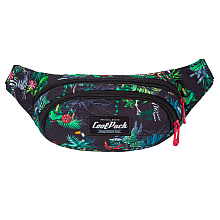 Сумка поясная CoolPack "Malindi", темно-зеленый, черный