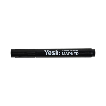 Маркер перманентный  "Yesli:", черный - 2
