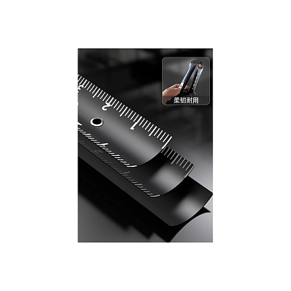 Рулетка Deli HS HT8519C, 5 м х 19 мм, Soft Touch, оранжевый - 4