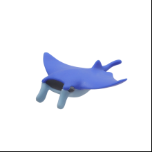 Ластик "IWAKO Sea Animal", 1 шт