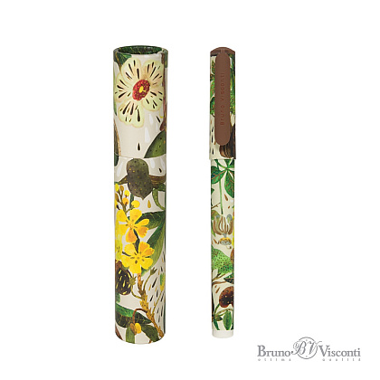 Ручка шариковая автоматическая "Flora.Bloom flowers", 0.7 мм, ассорти, стерж. синий - 2