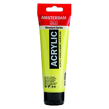 Краски акриловые "Amsterdam", 267 желтый лимонный, 120 мл, туба