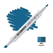 Маркер художественный "Brushmarker", двухсторонний, B30 эгейское море 