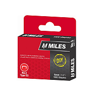 Скоба Miles №3, 6 мм, 1000 штук