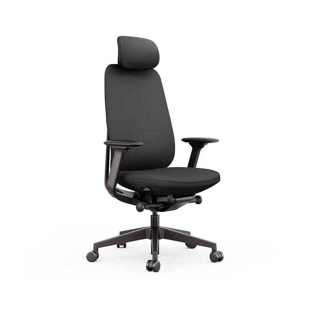 Кресло для руководителя SitZone E-AC-001A-P1-BK ткань, черный