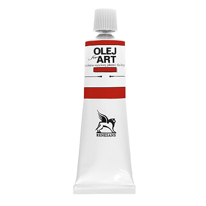 Краски масляные Renesans "Oils for art", 20 кармин, 60 мл, туба