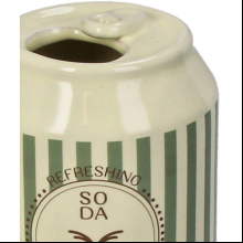Ваза "Soda Can Palma", 7х7х11.3 см, зеленый