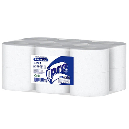 Бумага туалетная  PROtissue 120м, 2 слоя, Instant, 100% целлюлоза - 2