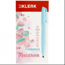 Маркер текстовый "KLERK Macaroon Pastel", голубой