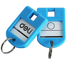 Брелок для ключей Deli "9330", 24 шт, ассорти