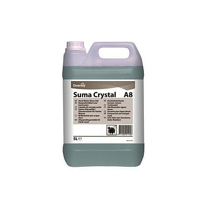 Профессиональный ополаскиватель посуды для посудомоечных машин "Diversey Suma Crystal"