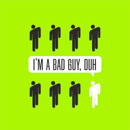 Скетчбук "I’m a bad guy", 12х12 см, 140 г/м2, 80 листов, зеленый луг - 2